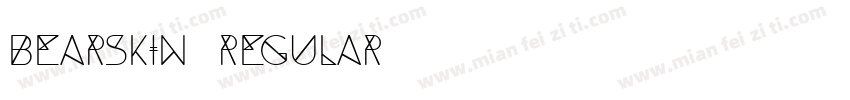 Bearskin Regular字体转换